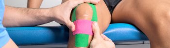 Uso de vendaje neuromuscular en la rodilla del saltador Uso de vendaje neuromuscular en la rodilla del saltador